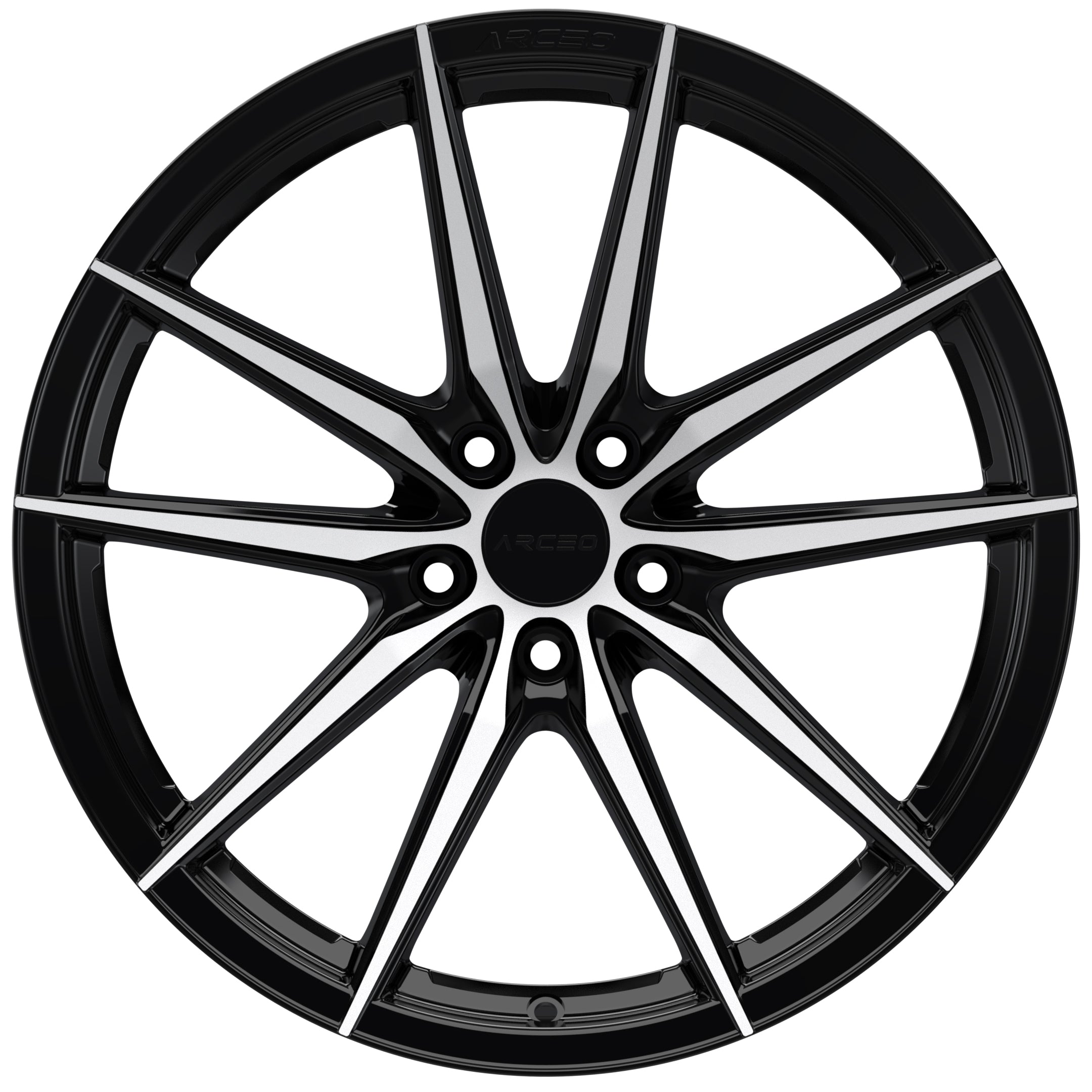 Set Jante Arceo Monaco 19" 5X120 - Black Diamond