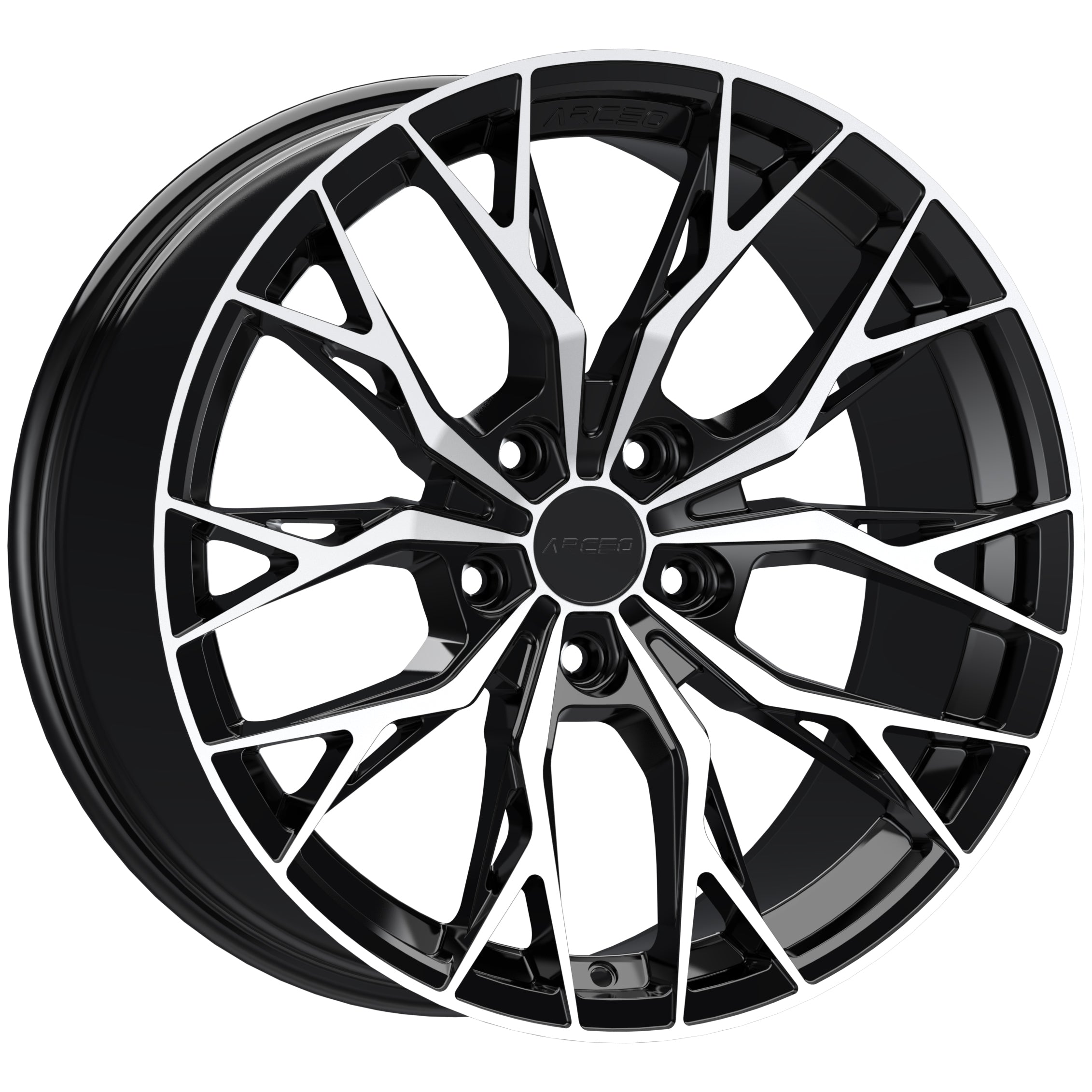 Set Jante Arceo Roma 20" 5X112 - Black Diamond