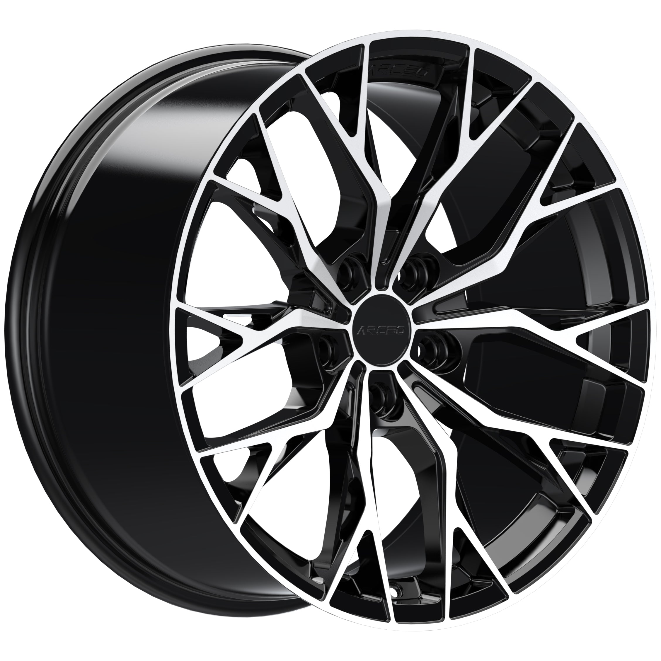 Set Jante Arceo Roma 20" 5X112 - Black Diamond