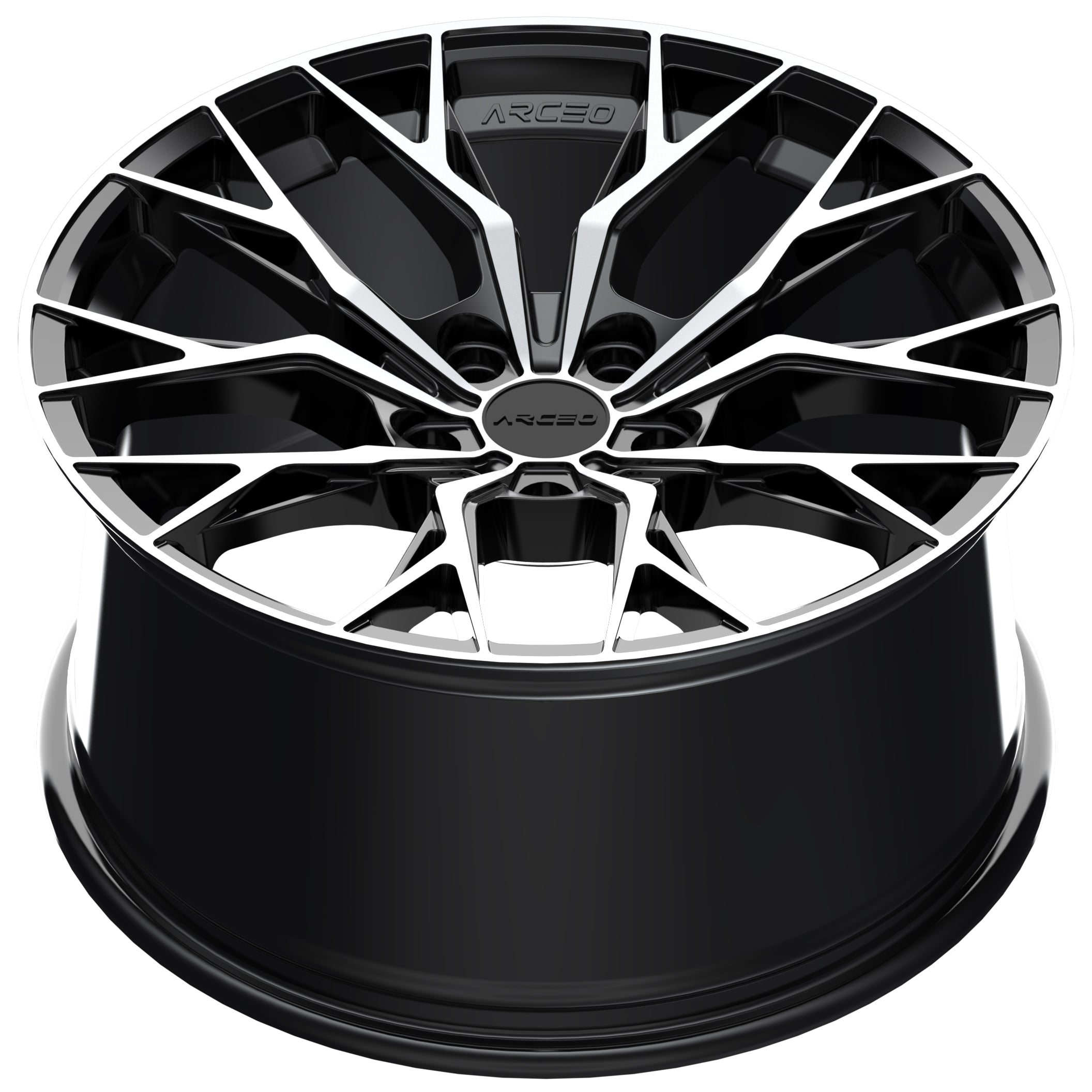Set Jante Arceo Roma 20" 5X112 - Black Diamond