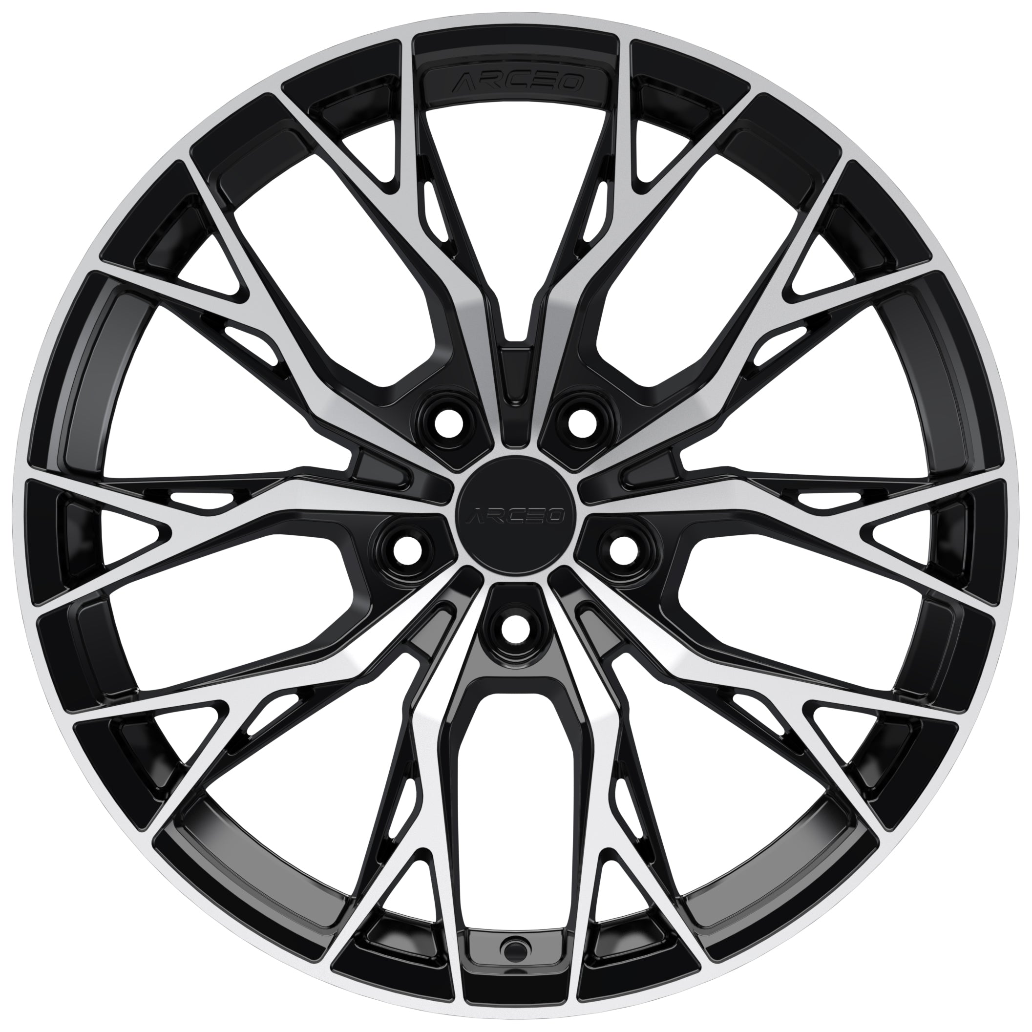 Set Jante Arceo Roma 20" 5X112 - Black Diamond