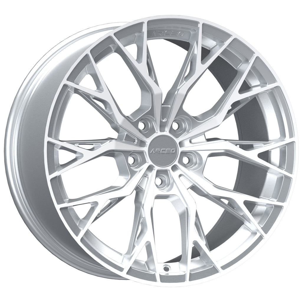 Set Jante Arceo Roma 19" 5X120 - Silver Diamond