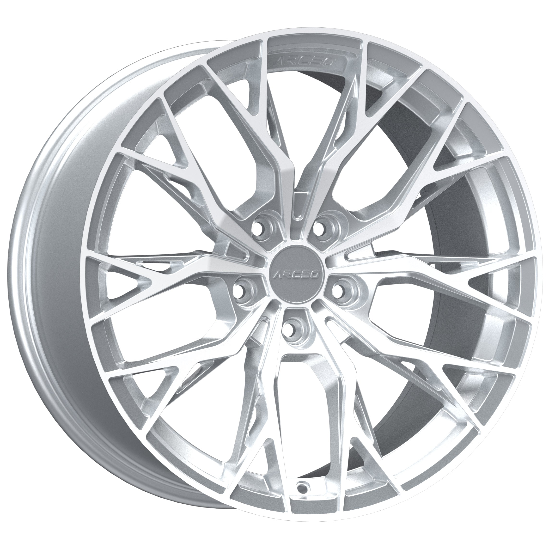 Set Jante Arceo Roma 19" 5X120 - Silver Diamond