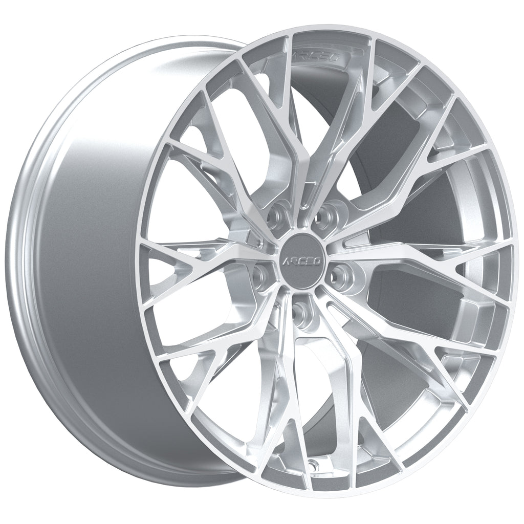 Set Jante Arceo Roma 19" 5X120 - Silver Diamond