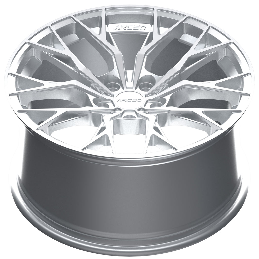 Set Jante Arceo Roma 19" 5X120 - Silver Diamond