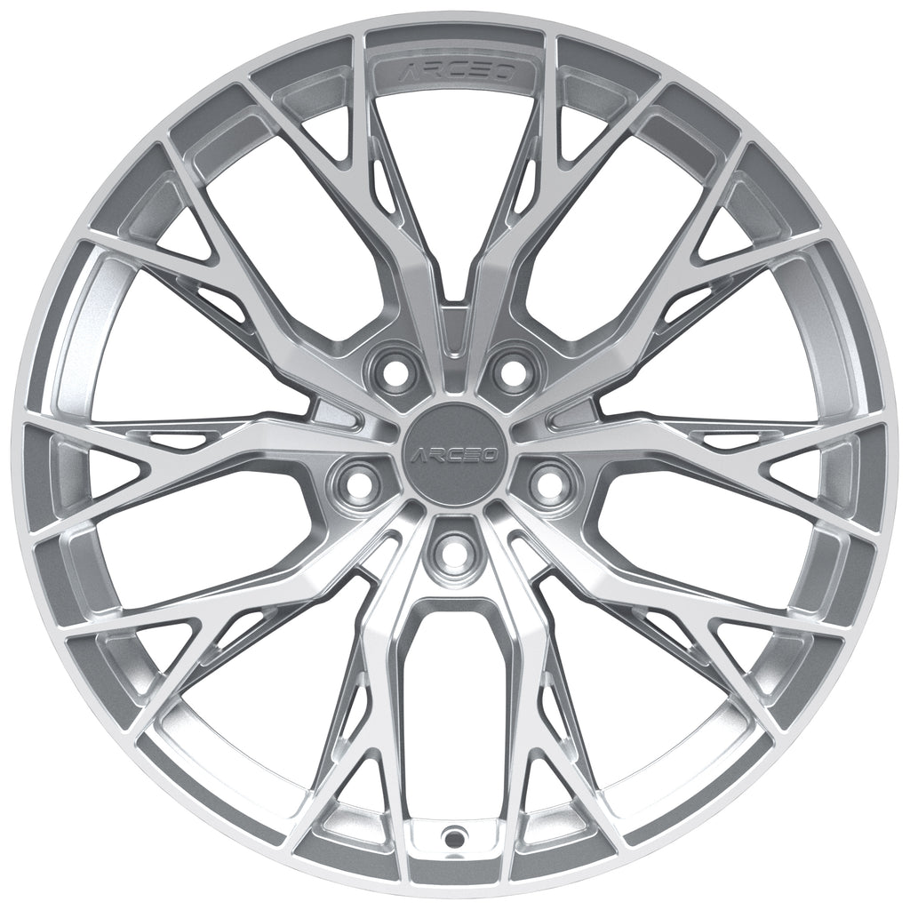 Set Jante Arceo Roma 19" 5X120 - Silver Diamond