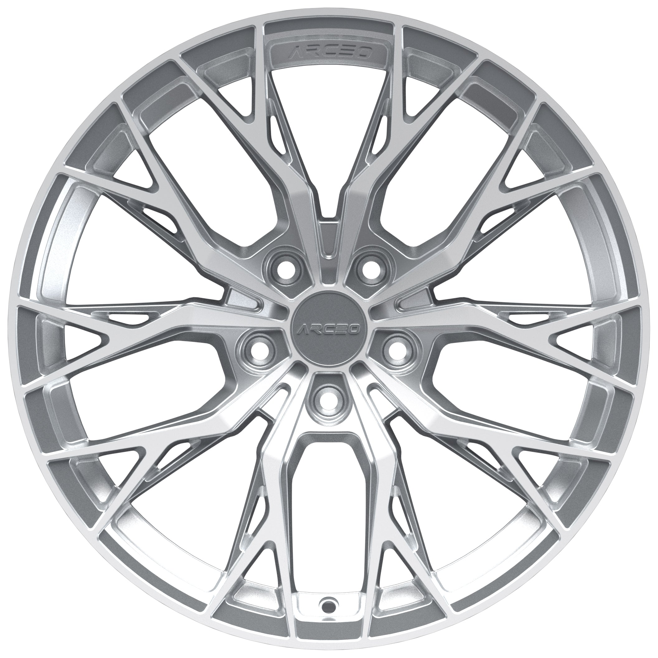 Set Jante Arceo Roma 19" 5X120 - Silver Diamond