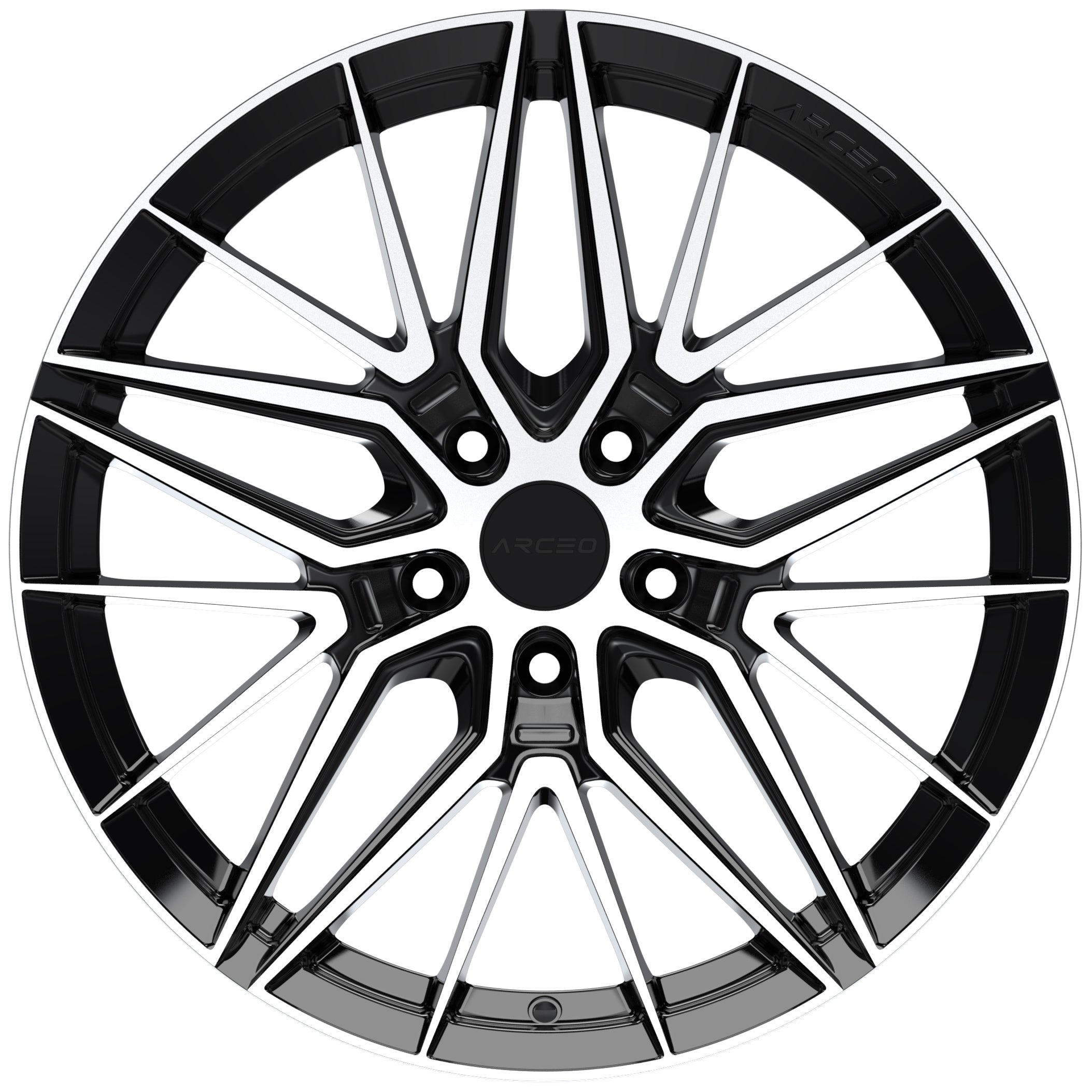 Set Jante Arceo Sevilla 18" 5X120 - Black Diamond