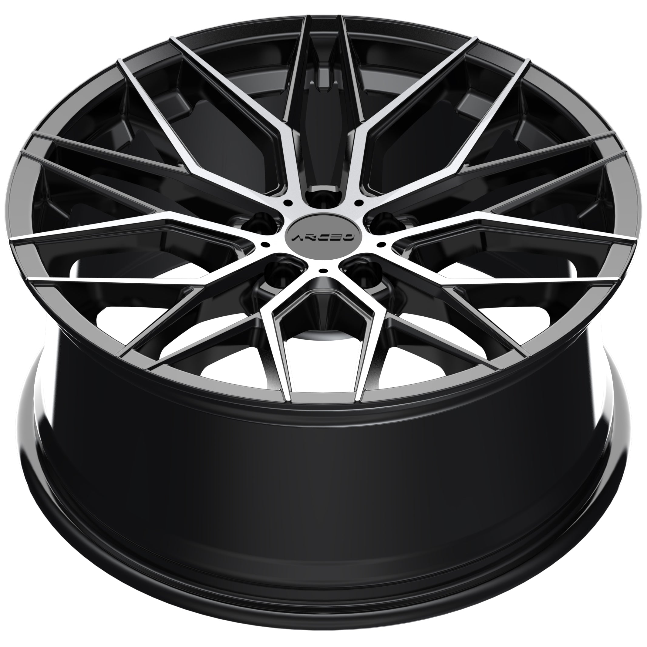 Set Jante Arceo Valencia 21" 5X112 - Black Diamond
