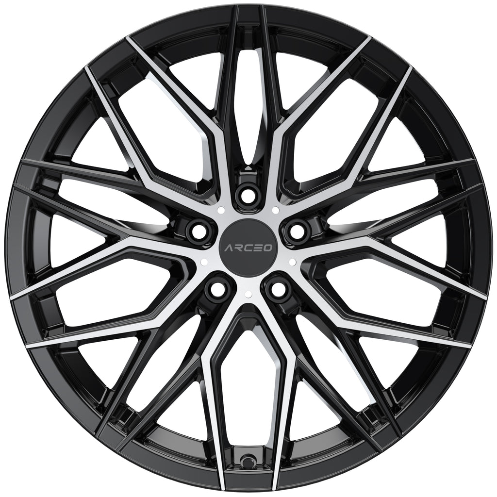 Set Jante Arceo Valencia 21" 5X112 - Black Diamond