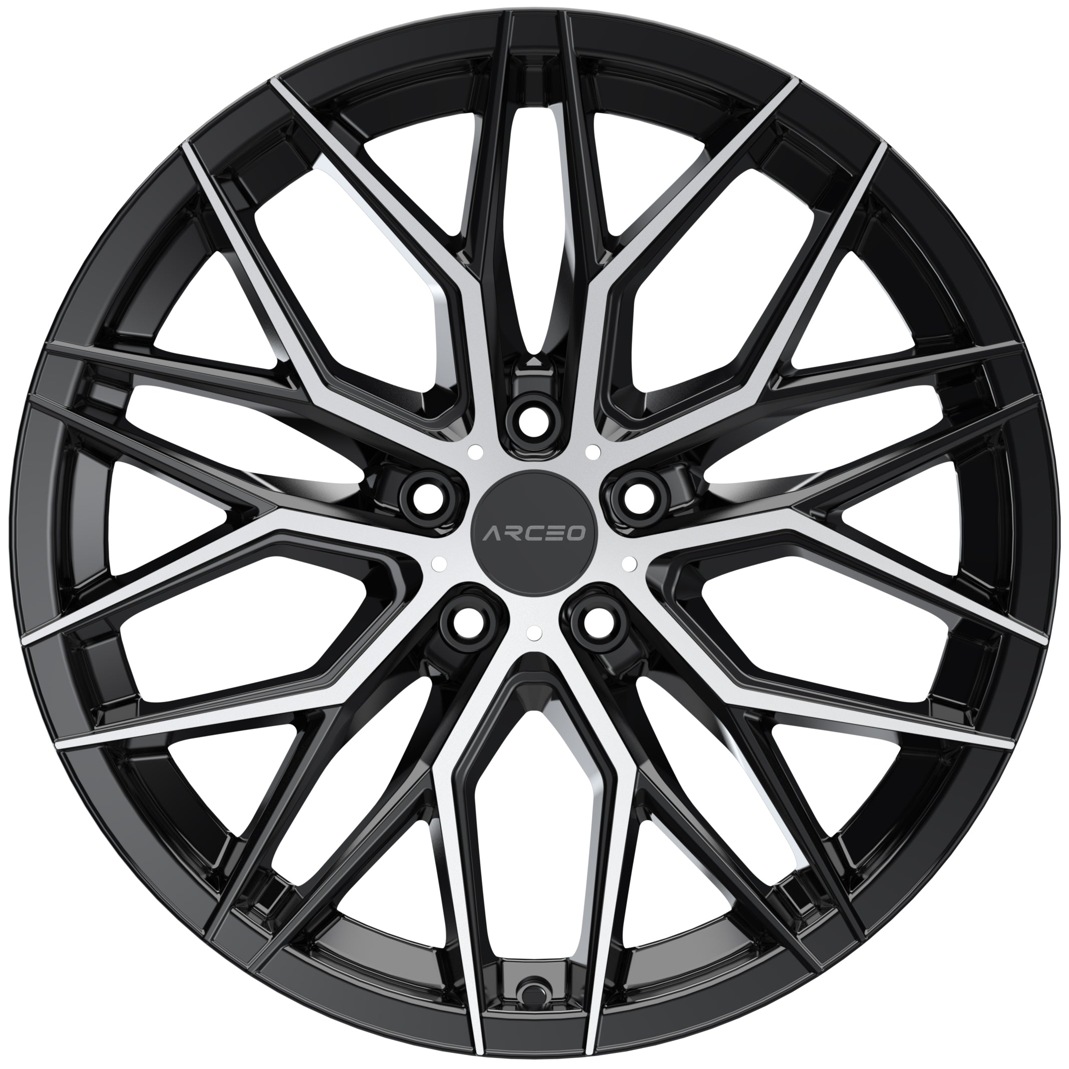 Set Jante Arceo Valencia 21" 5X112 - Black Diamond