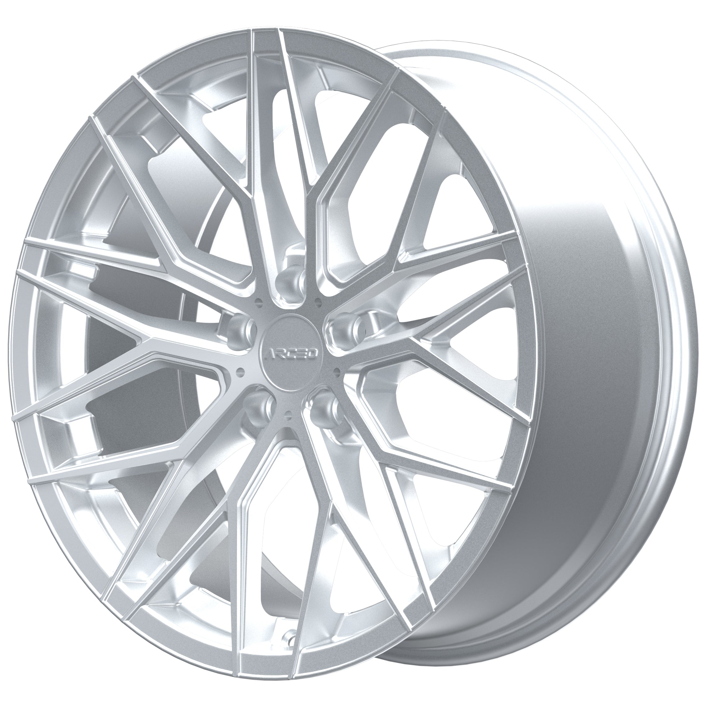 Set Jante Arceo Valencia 20" 5X112 - Silver Diamond